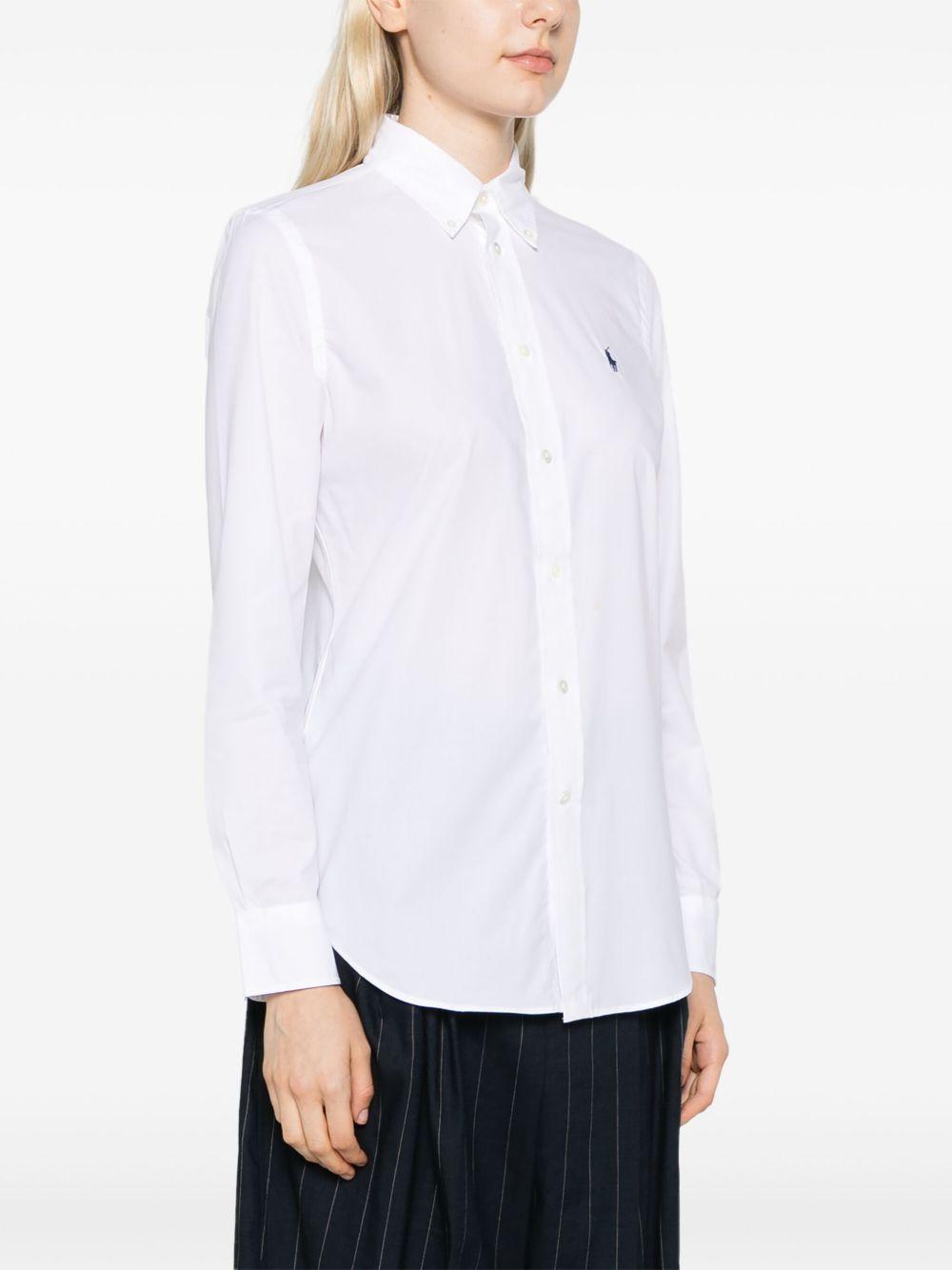POLO RALPH LAUREN Camicia bianca stretch 