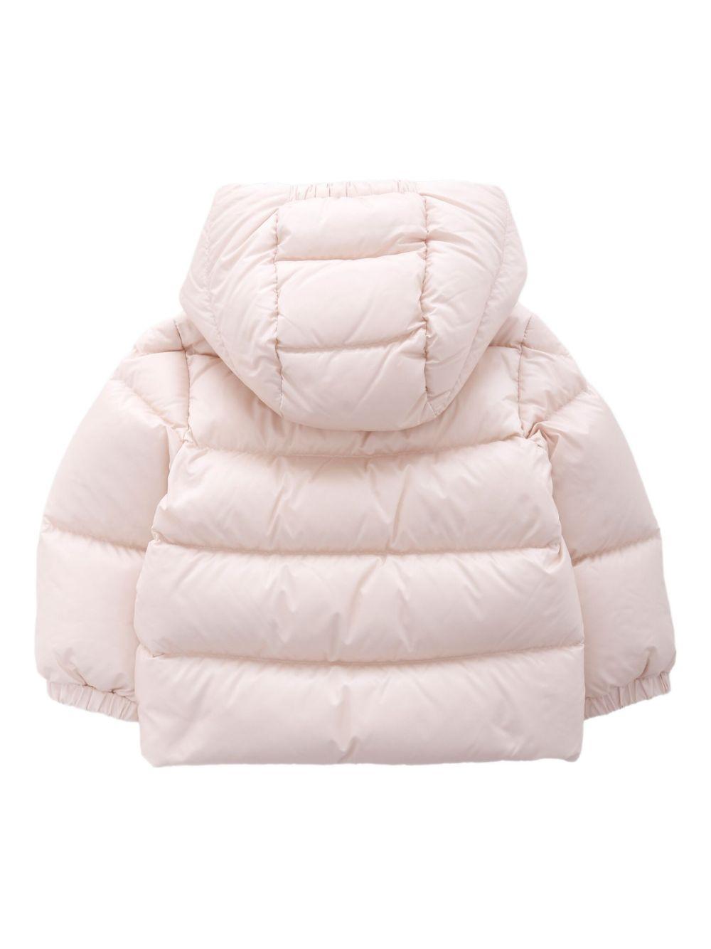 MONCLER Piumino 'Sharon' con cappuccio rosa 