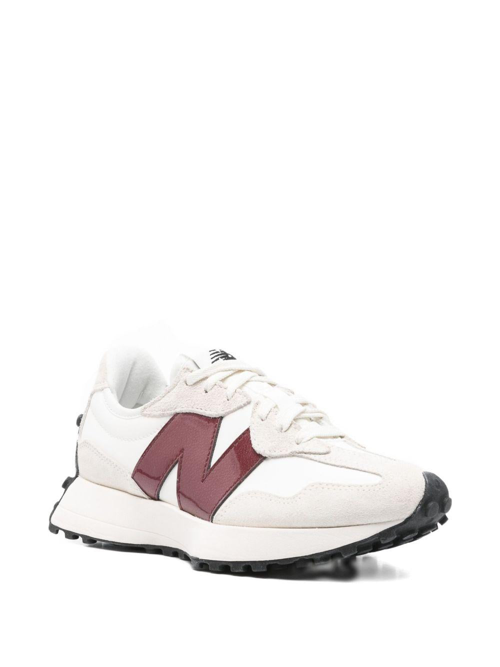 NEW BALANCE Sneakers '327' bianche e rosse 