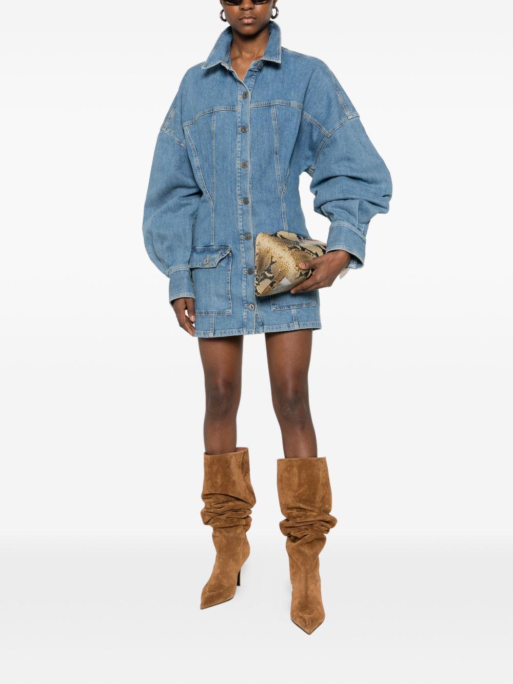 THE ATTICO Abito corto in jeans 