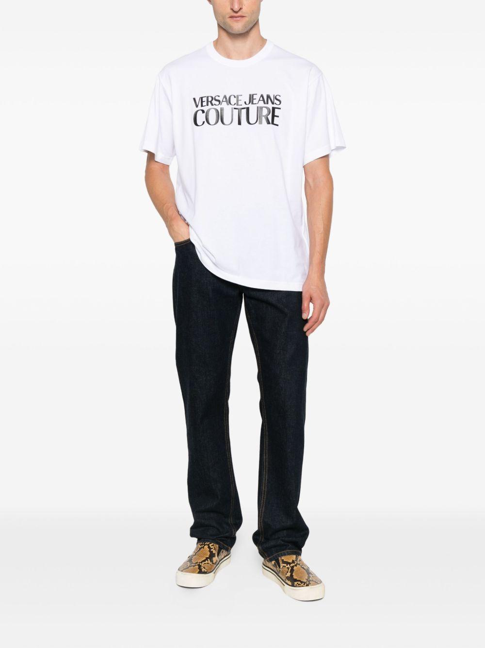 VERSACE JEANS COUTURE T-shirt girocollo con stampa 