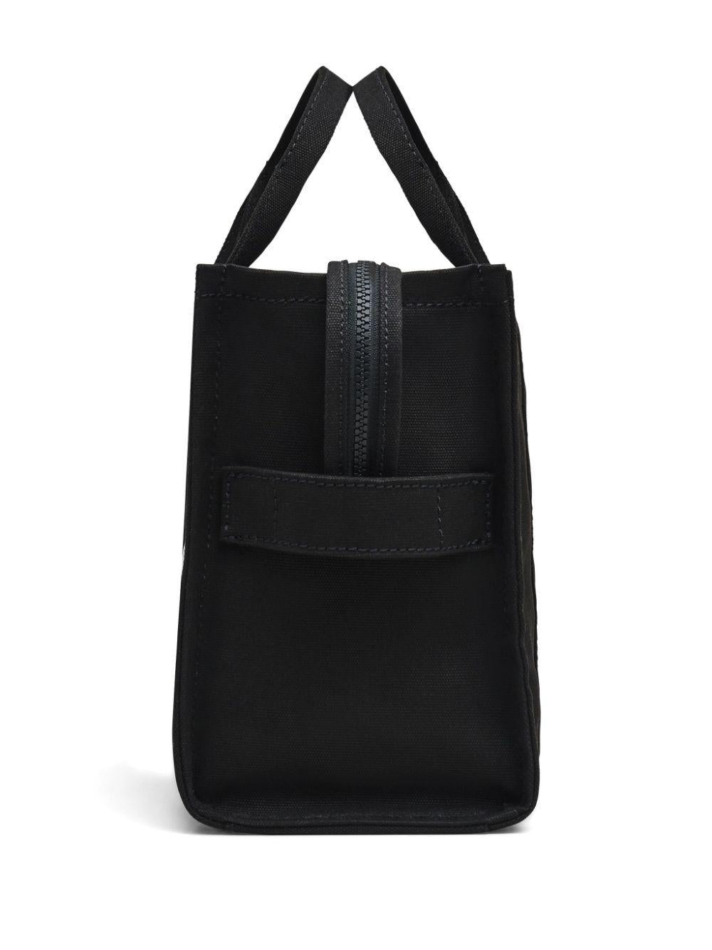 MARC JACOBS Borsa tote 'The Canvas Media' in cotone nero 