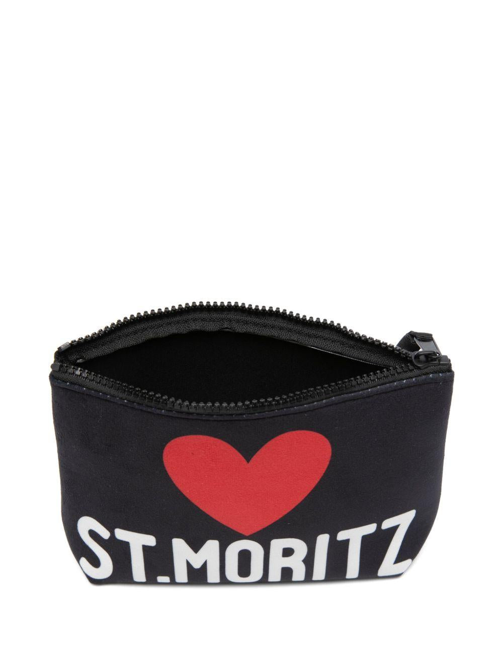 MC2 SAINT BARTH Pochette Aline Love St. Moritz blu 