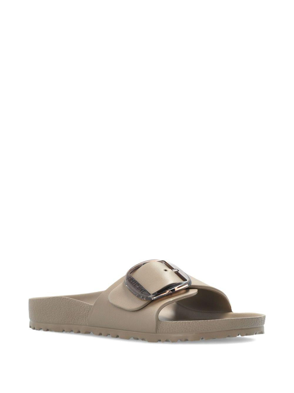 BIRKENSTOCK Ciabatte Madrid grigio con fibbia 