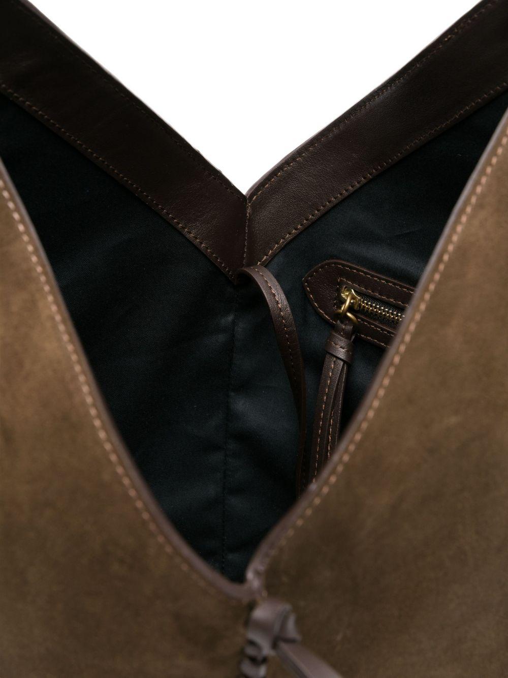 ISABEL MARANT Borsa a spalla 'Tampa' in suede 