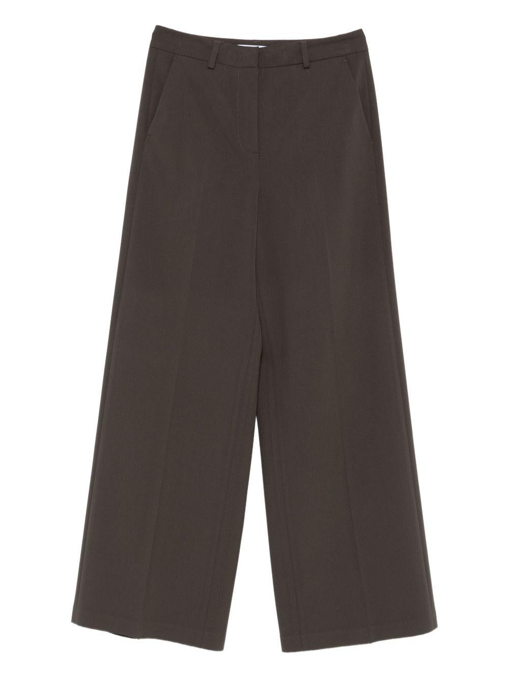 BLUGIRL Pantaloni wide-leg marroni 