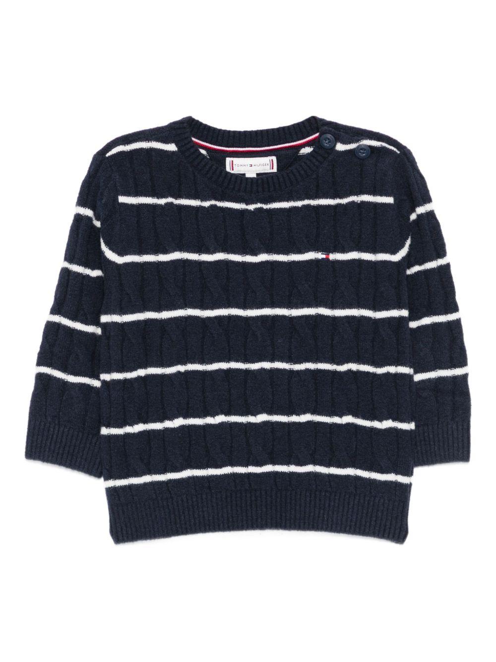 TOMMY HILFIGER Maglia girocollo a righe 