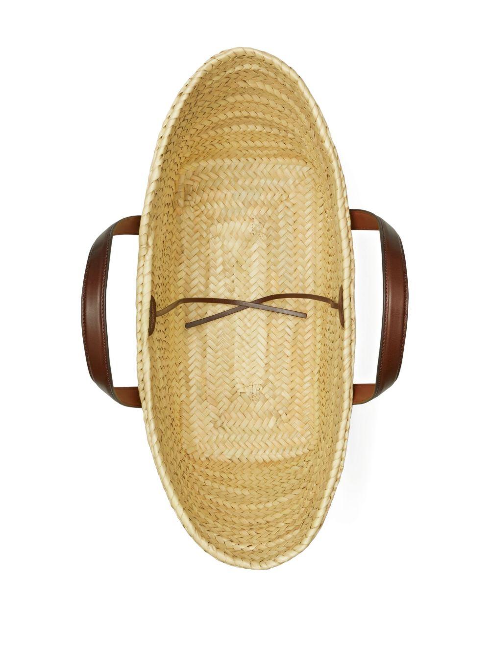 TORY BURCH Borsa shopping 'Ella' in rafia 