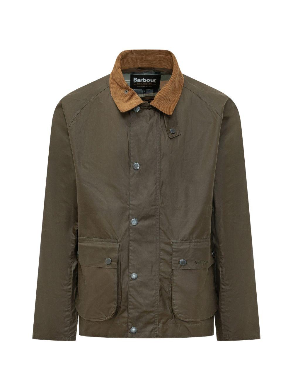 BARBOUR Giacca cerata Modern Bedale verde 