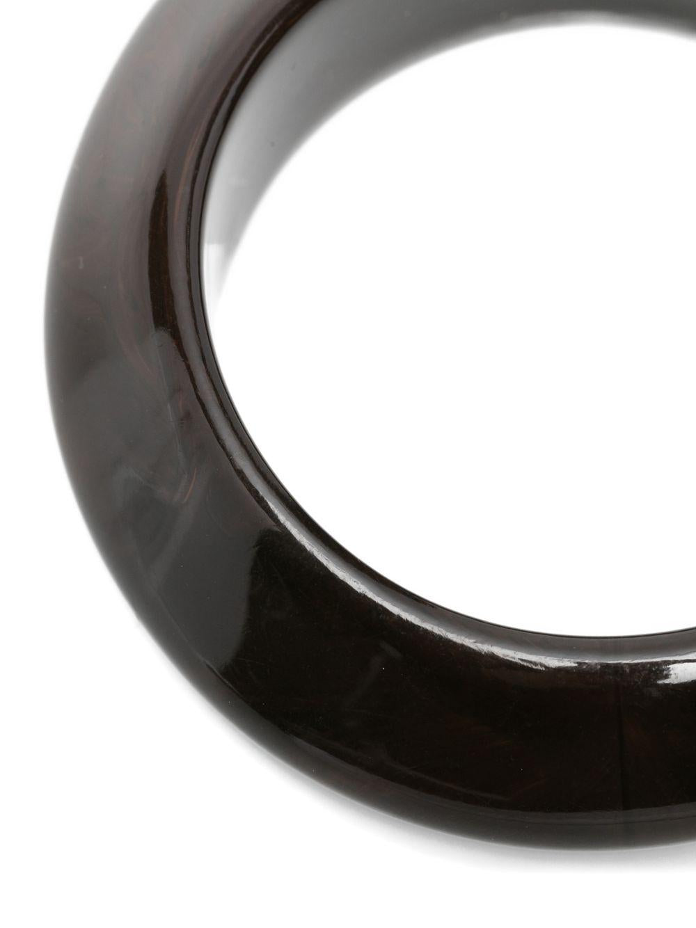 SOEUR Bracciale marrone ovale rigido 