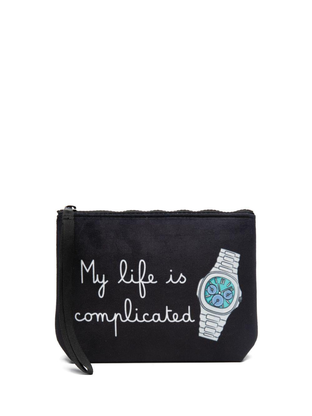 MC2 SAINT BARTH Pochette Aline 'My life is complicated' 
