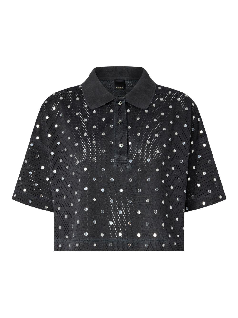 PINKO T-shirt a pois "Erve" 