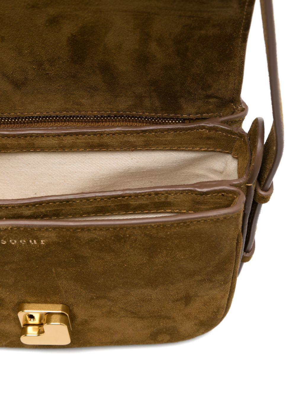 SOEUR Borsa Bellissima Mini a tracolla in pelle scamosciata 