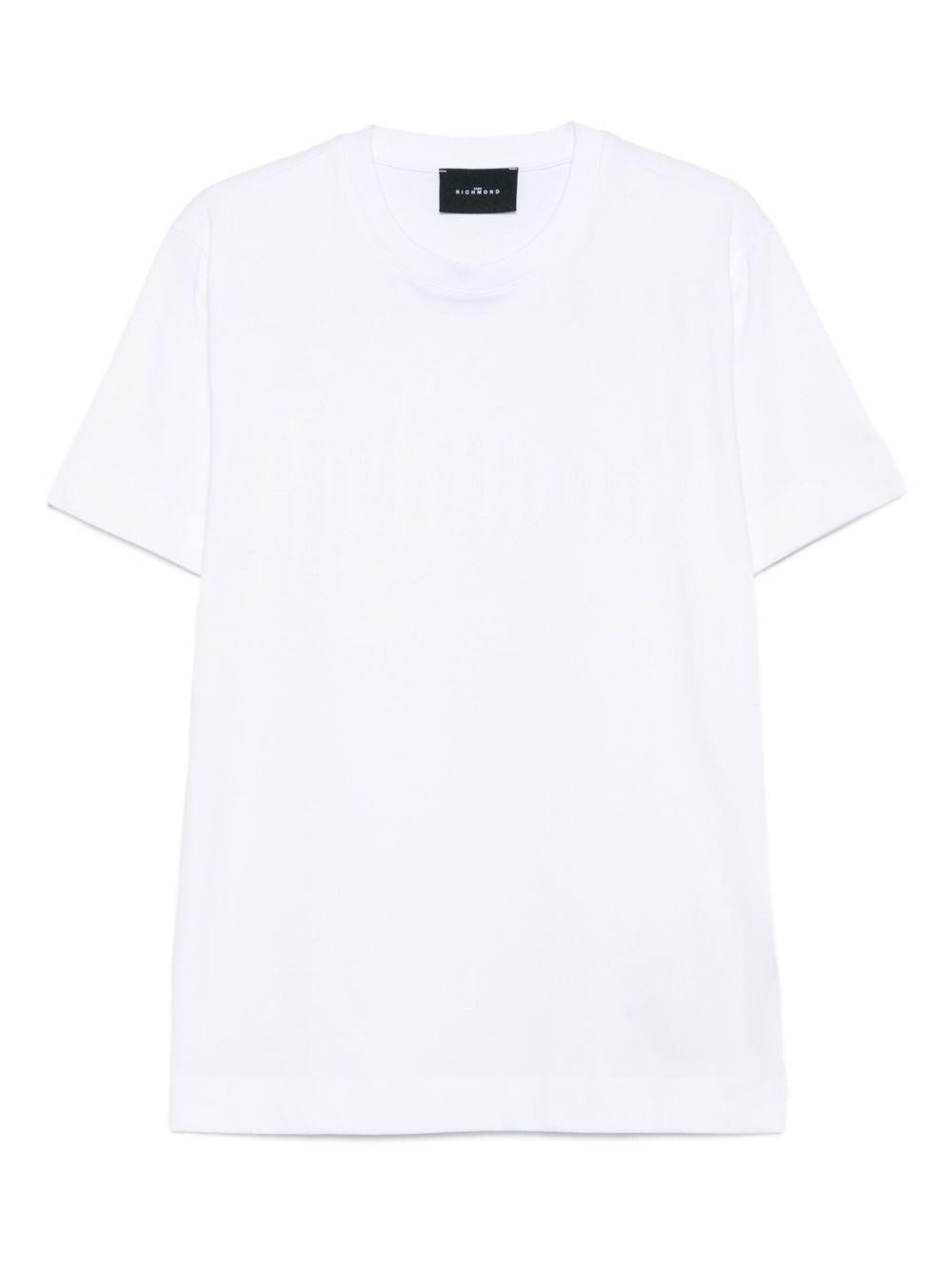 JOHN RICHMOND T-shirt girocollo bianca 