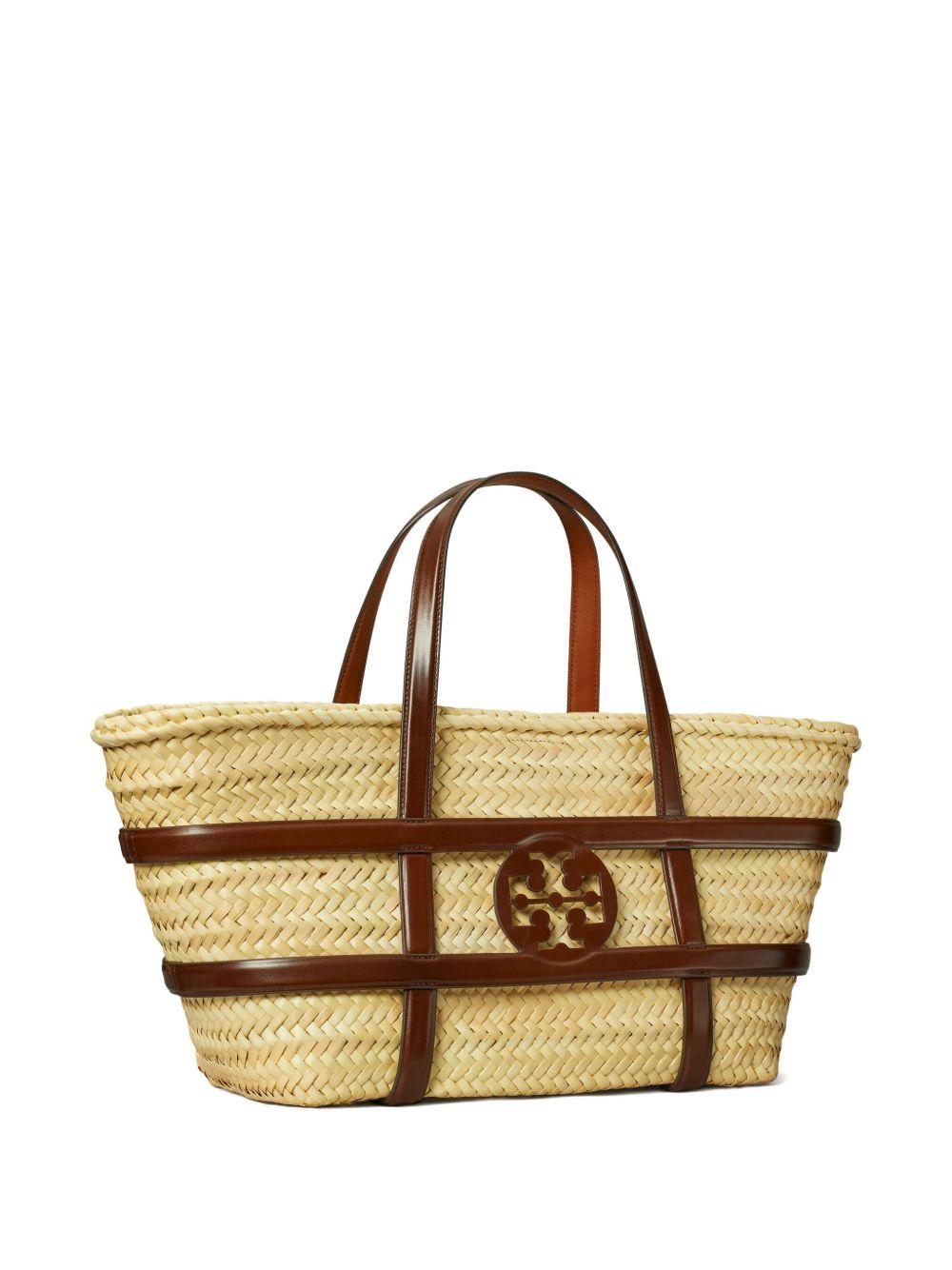 TORY BURCH Borsa shopping 'Ella' in rafia 