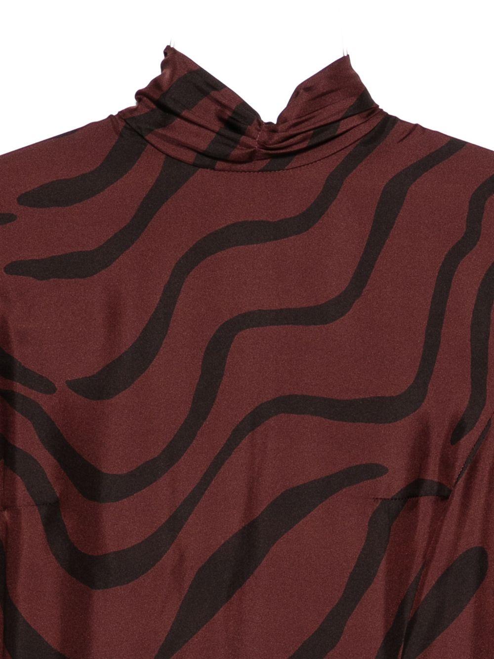 RAQUEL DINIZ Abito corto a collo alto 