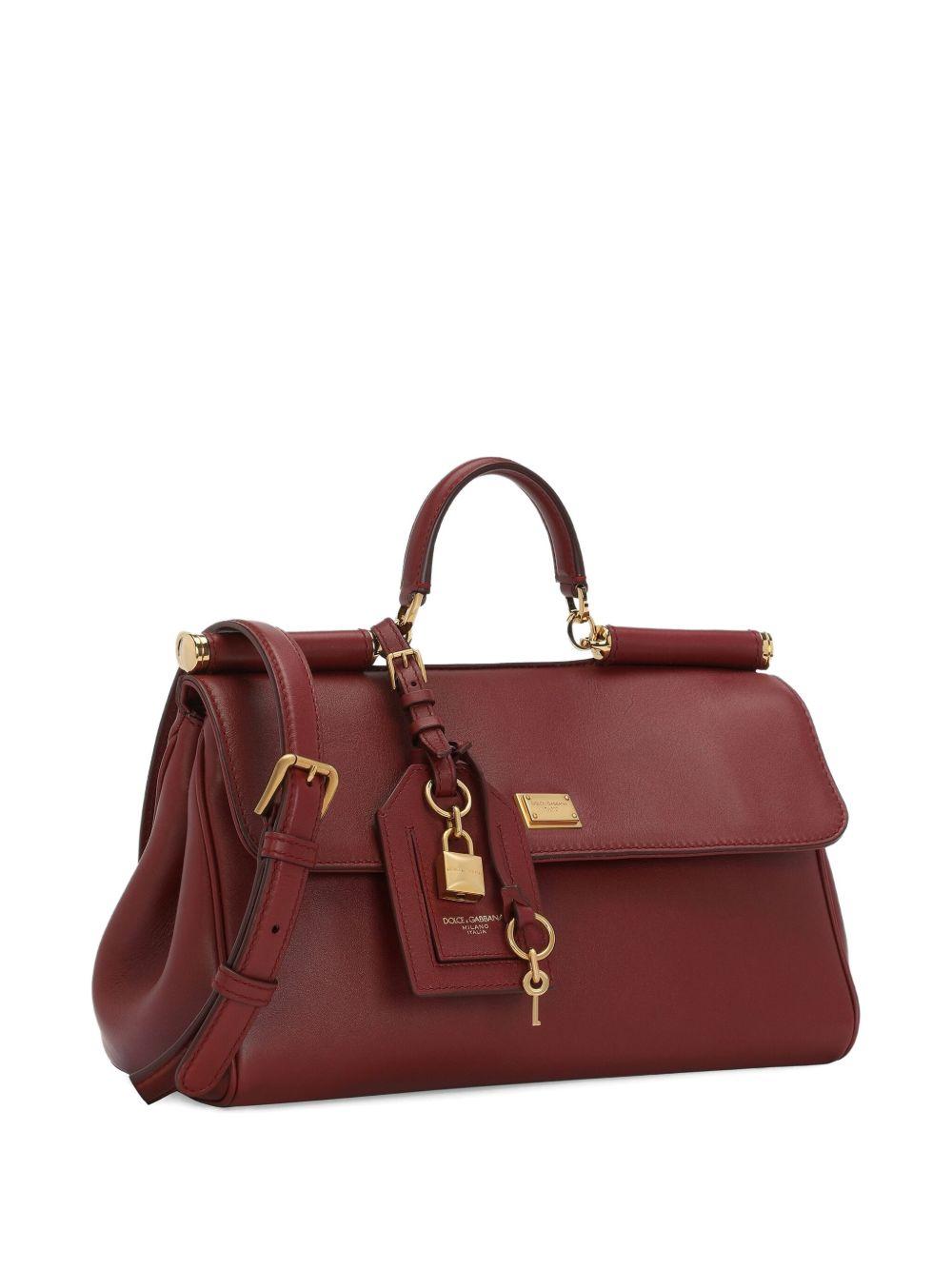 DOLCE e GABBANA Borsa 'My Sicily' bordeaux 