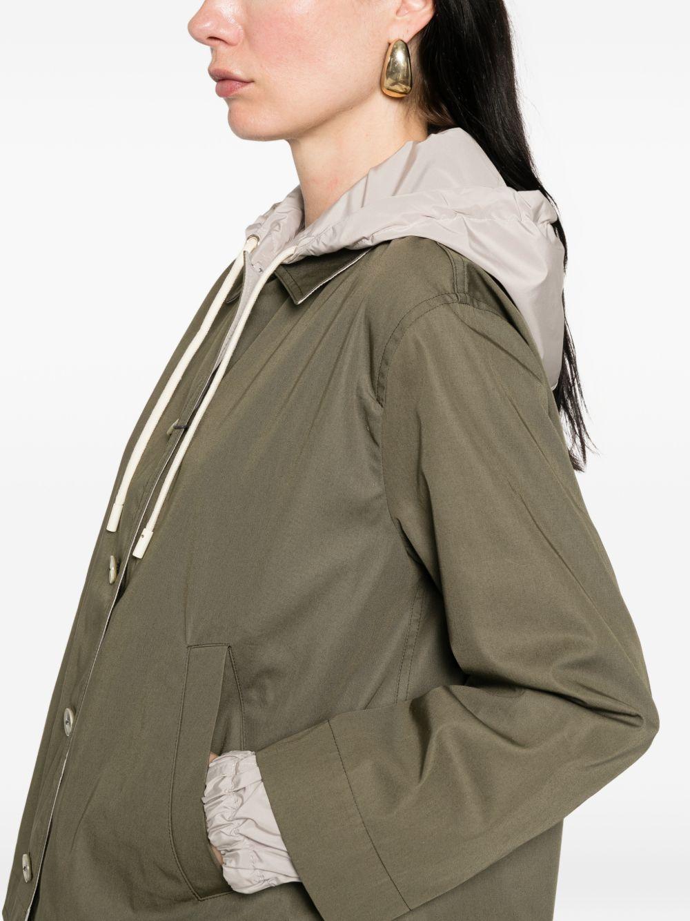 HERNO Giacca double face con cappuccio 