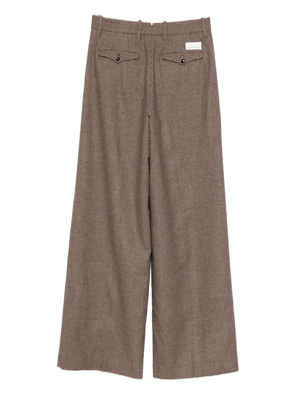 NINE IN THE MORNING Pantaloni Karen motivo Principe di Galles 