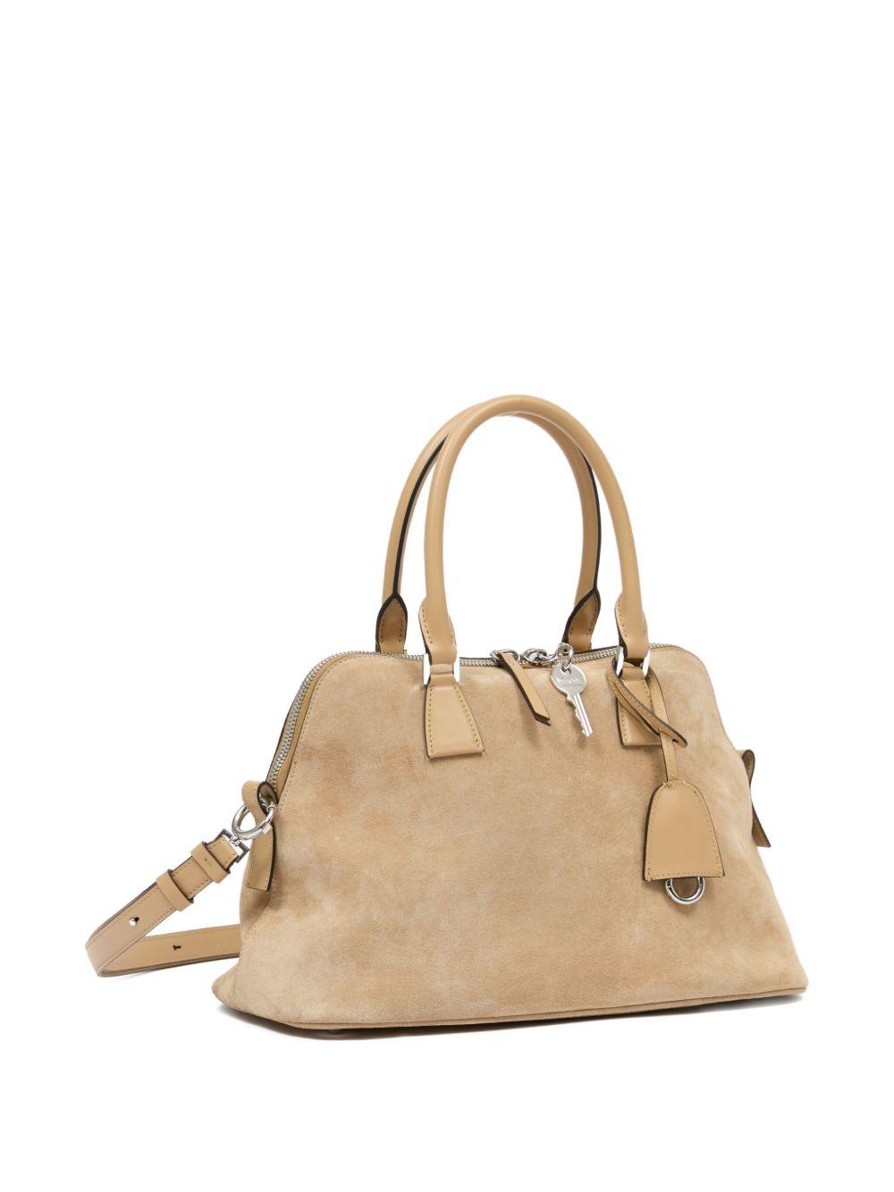 MAISON MARGIELA Borsa beige con doppio manico superiore 