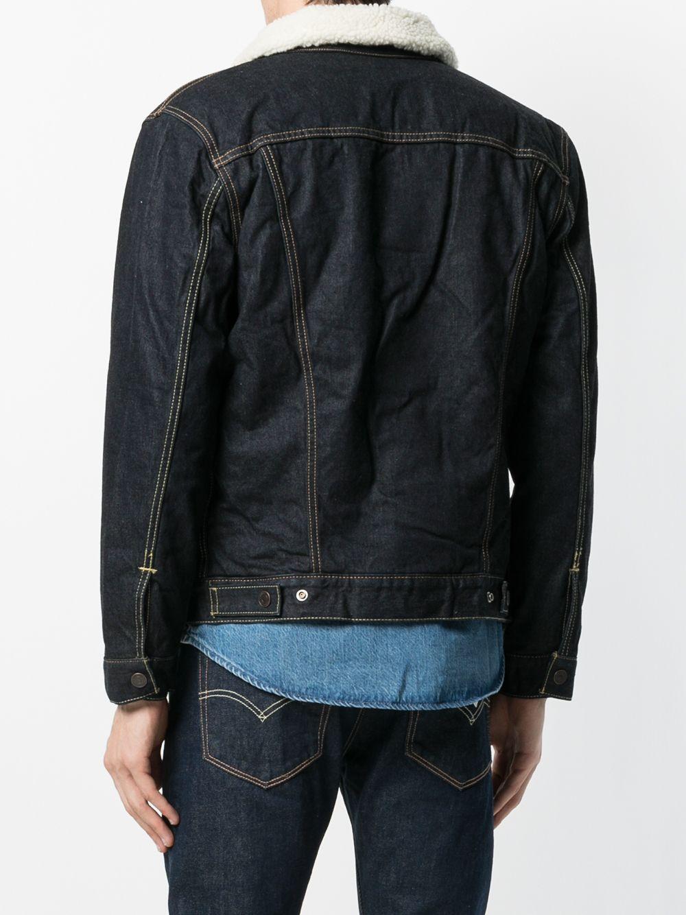 LEVIS Giacca denim con shearling 