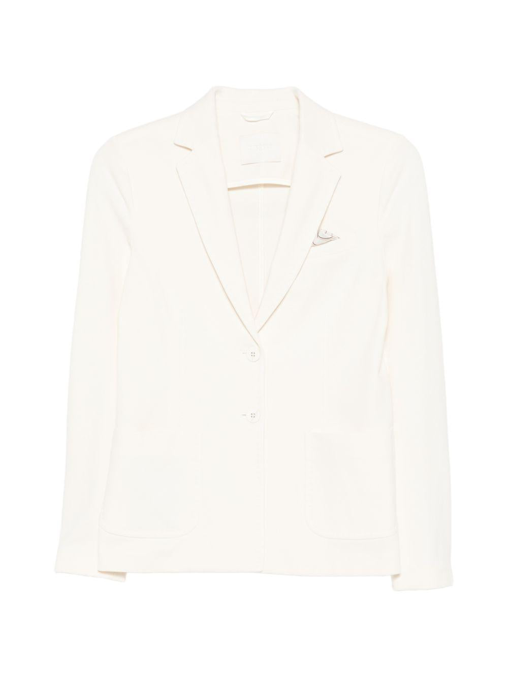 CIRCOLO 1901 Blazer bianco latte con tasche 