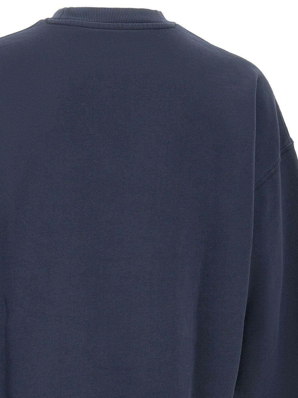 CARHARTT WIP Felpa girocollo blu in cotone 