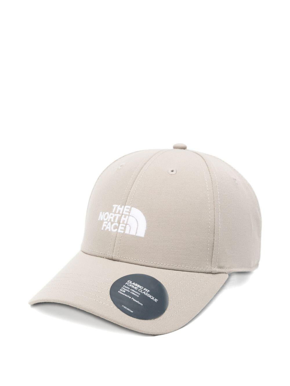 THE NORTH FACE Cappello baseball in cotone grigio con logo 