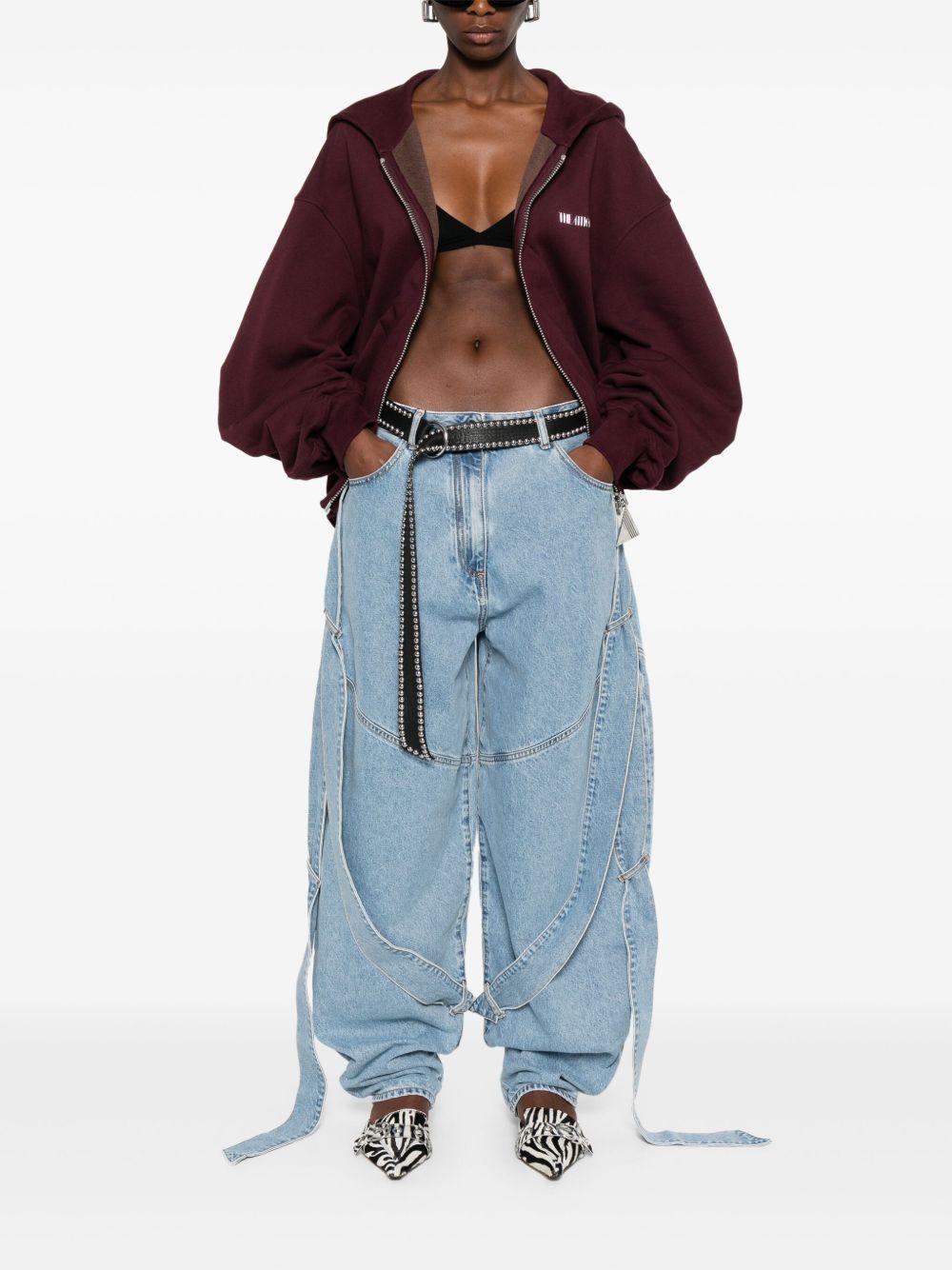 THE ATTICO Jeans over in denim 