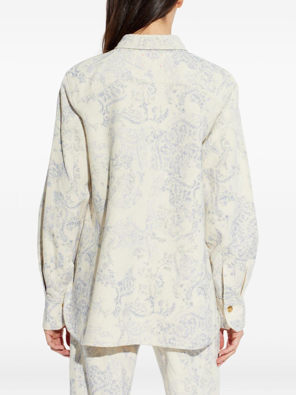 FORTE FORTE Camicia My Shirt con stampa floreale nontiscordardime 
