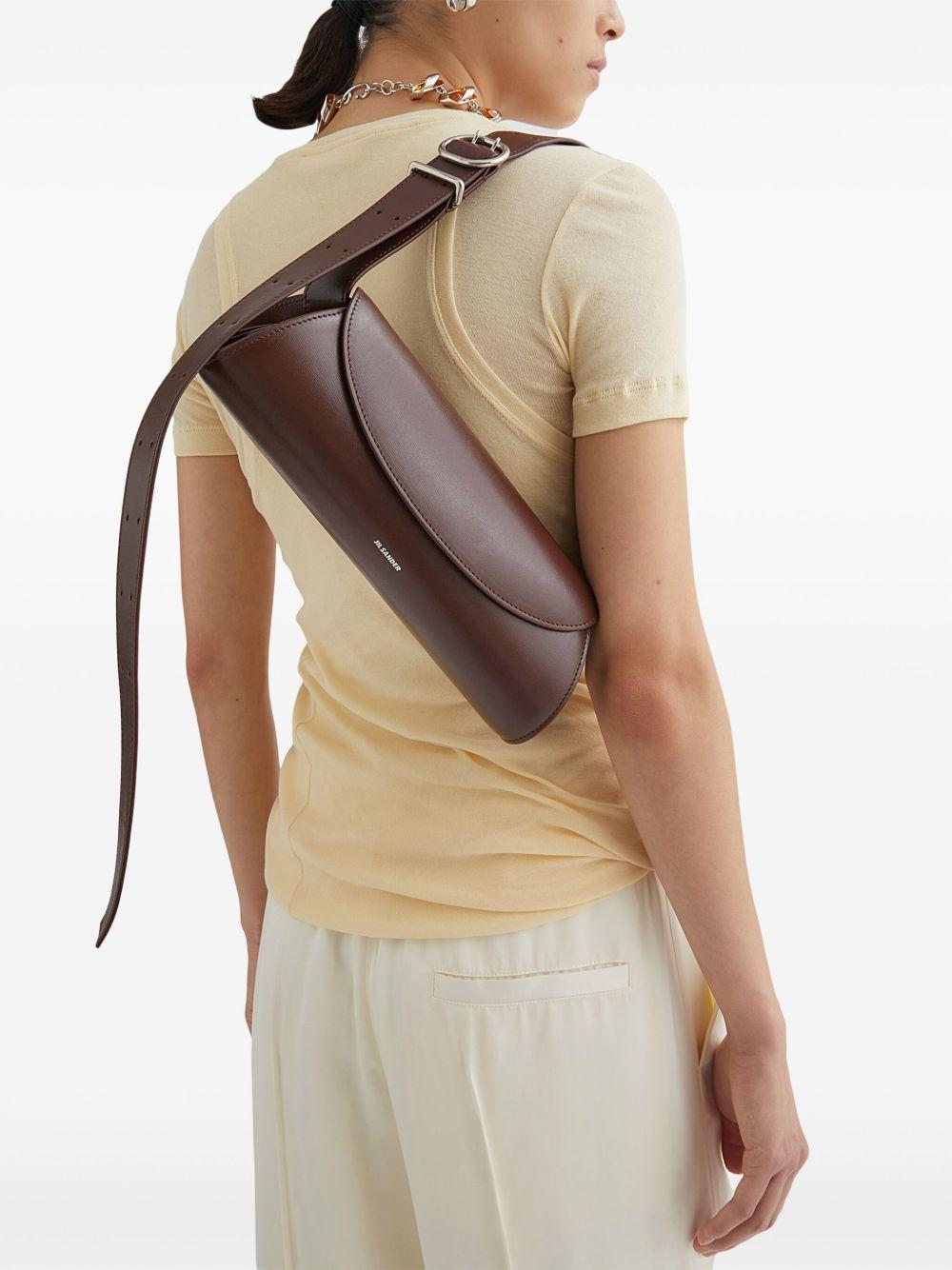 JIL SANDER Borsa a spalla 'Cannolo' piccola 