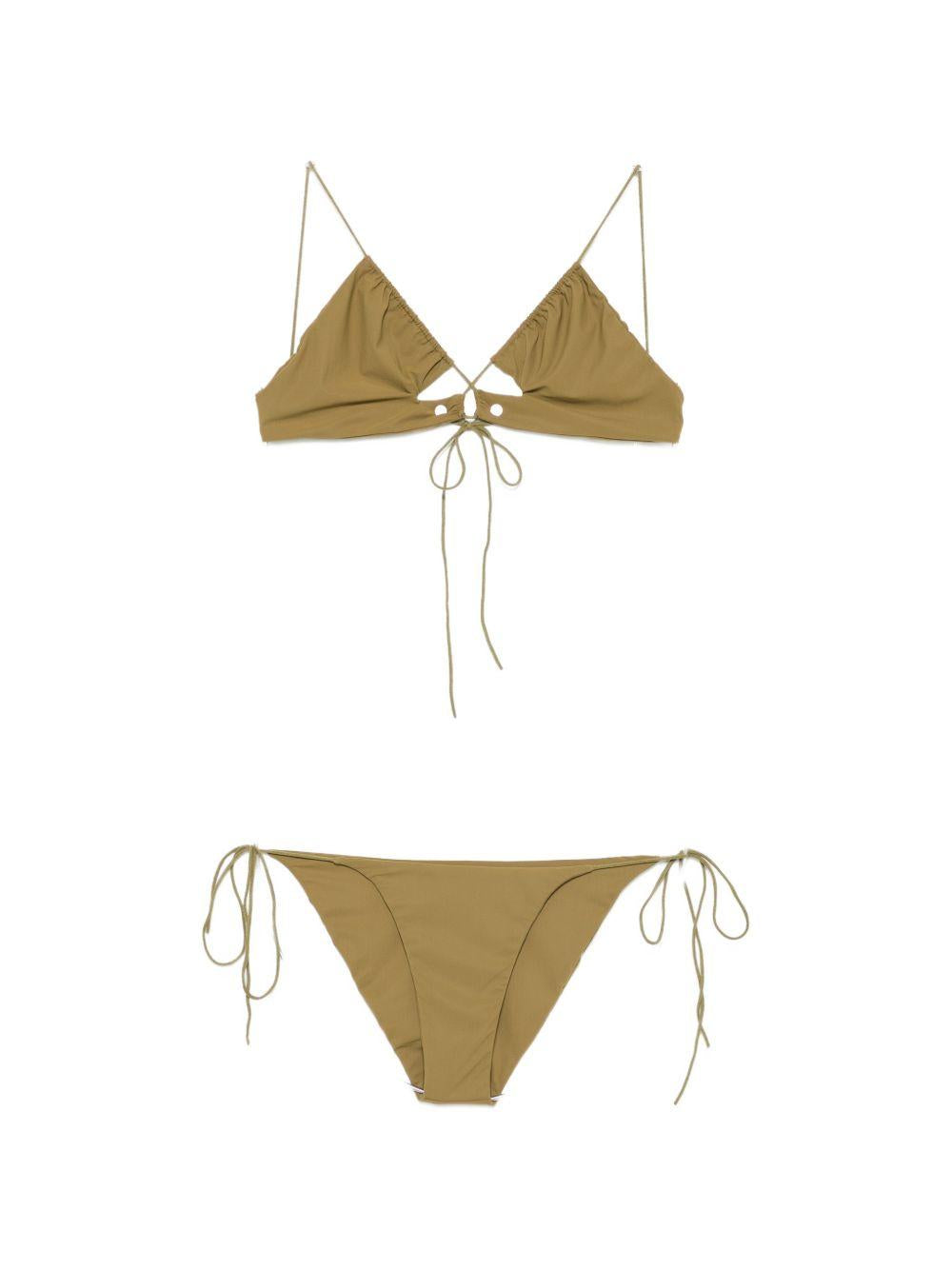 AMAZUIN Set bikini verde Kaiss Khaki Green 