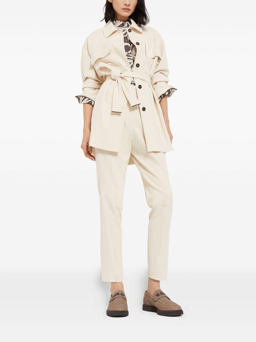 BRUNELLO CUCINELLI Mocassini beige con dettaglio frontale 