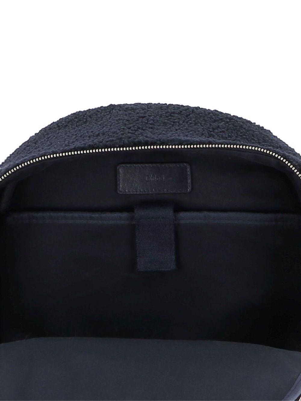 CHLOE Zaino in tedy con logo 