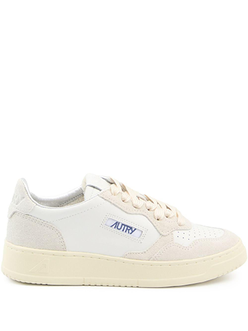 AUTRY Sneakers 'Medalist Low' in pelle bianca 