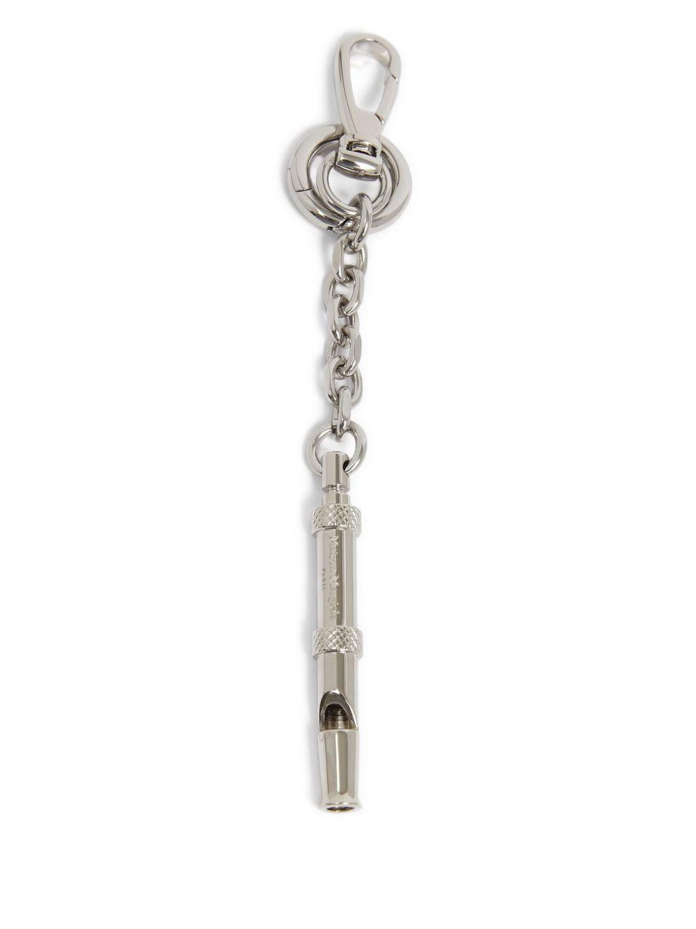 MAISON MARGIELA Portachiavi argento in ottone 