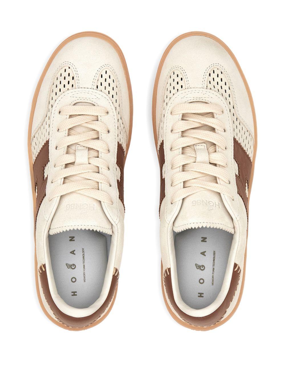 HOGAN Sneakers Cool in pelle con dettagli traforati 