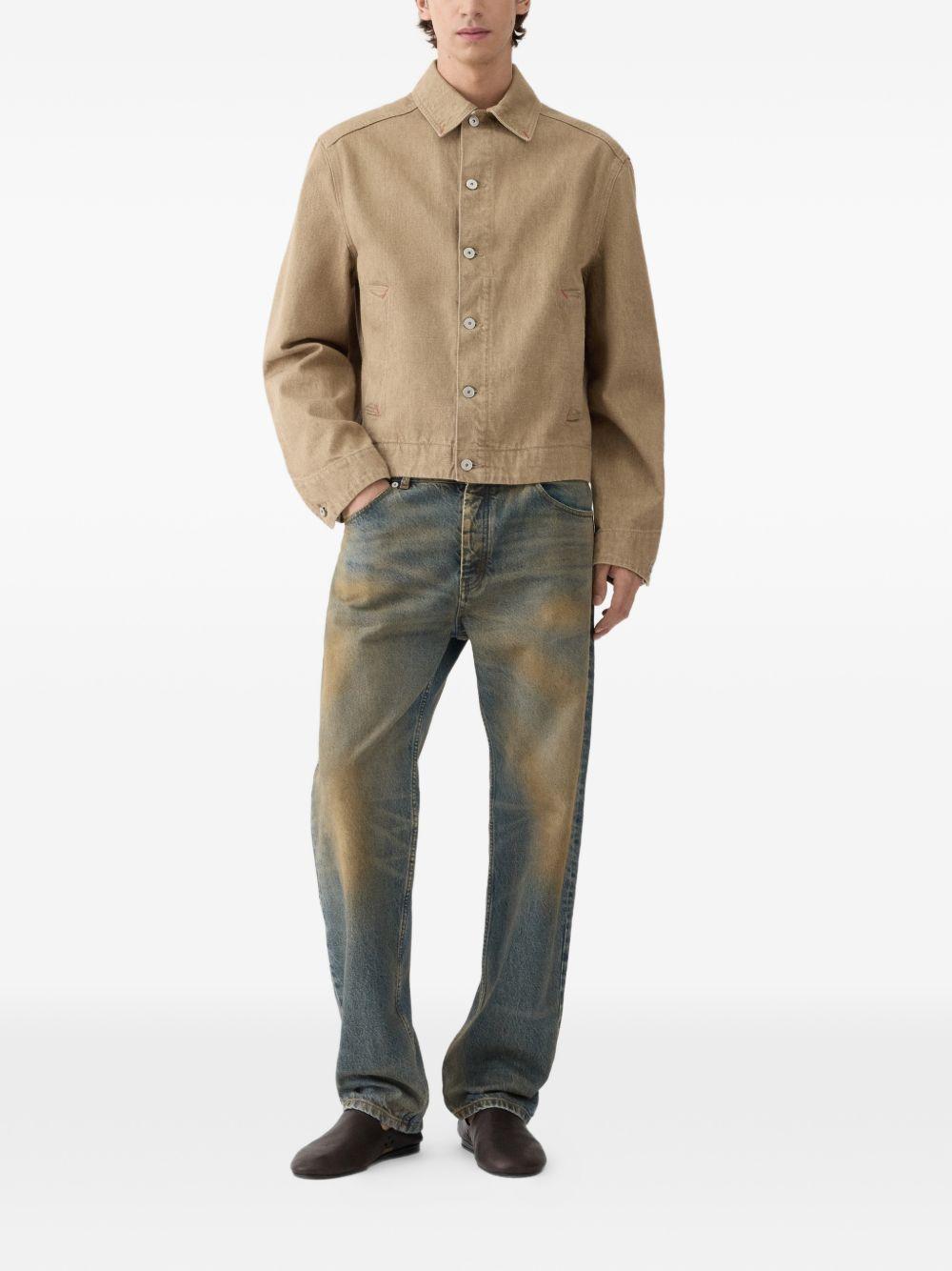 JACQUEMUS Giacca Miranda De-Nimes in denim beige 