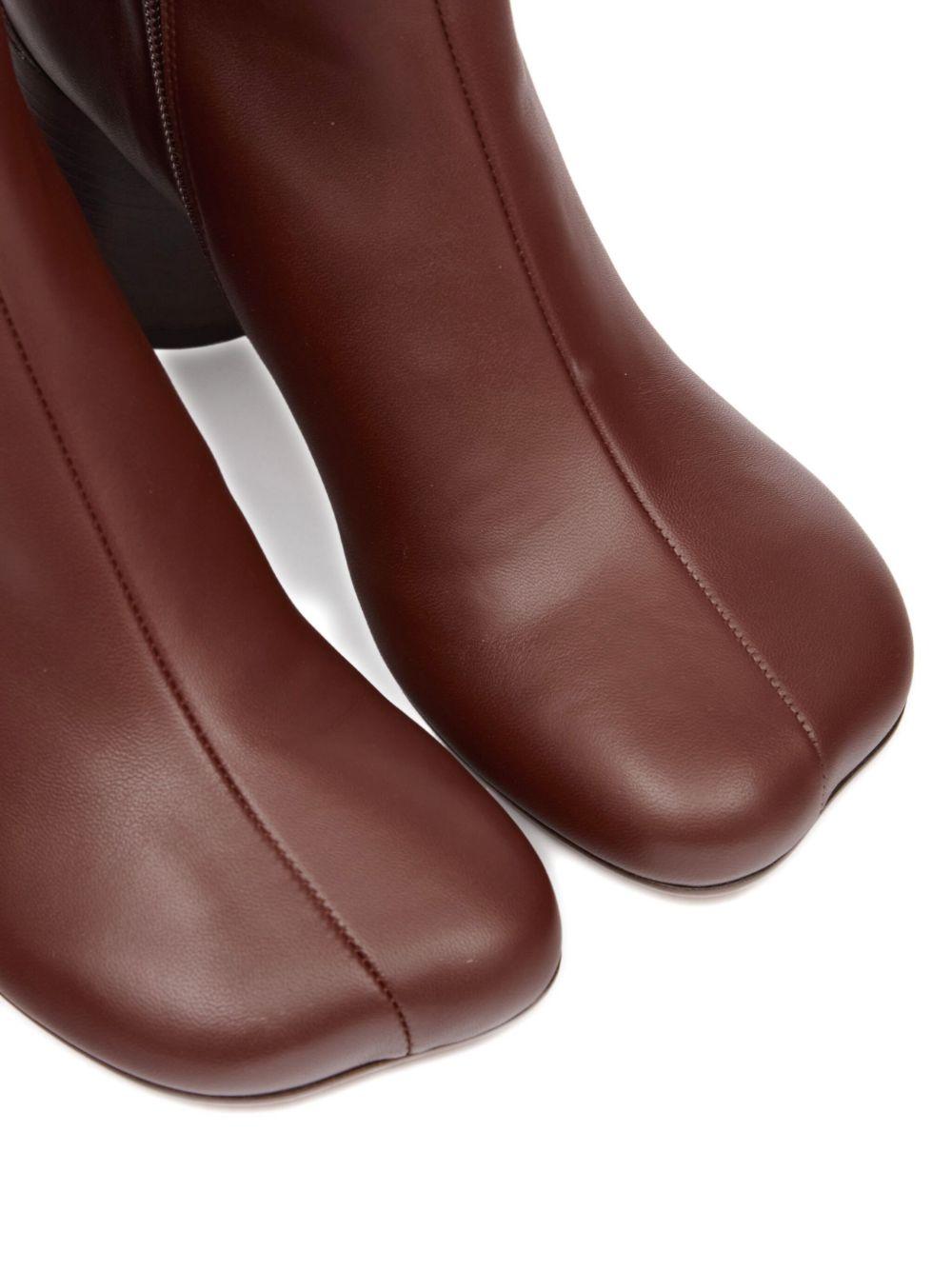 MM6 MAISON MARGIELA Stivaletti 'Anatomic 70mm' marroni 