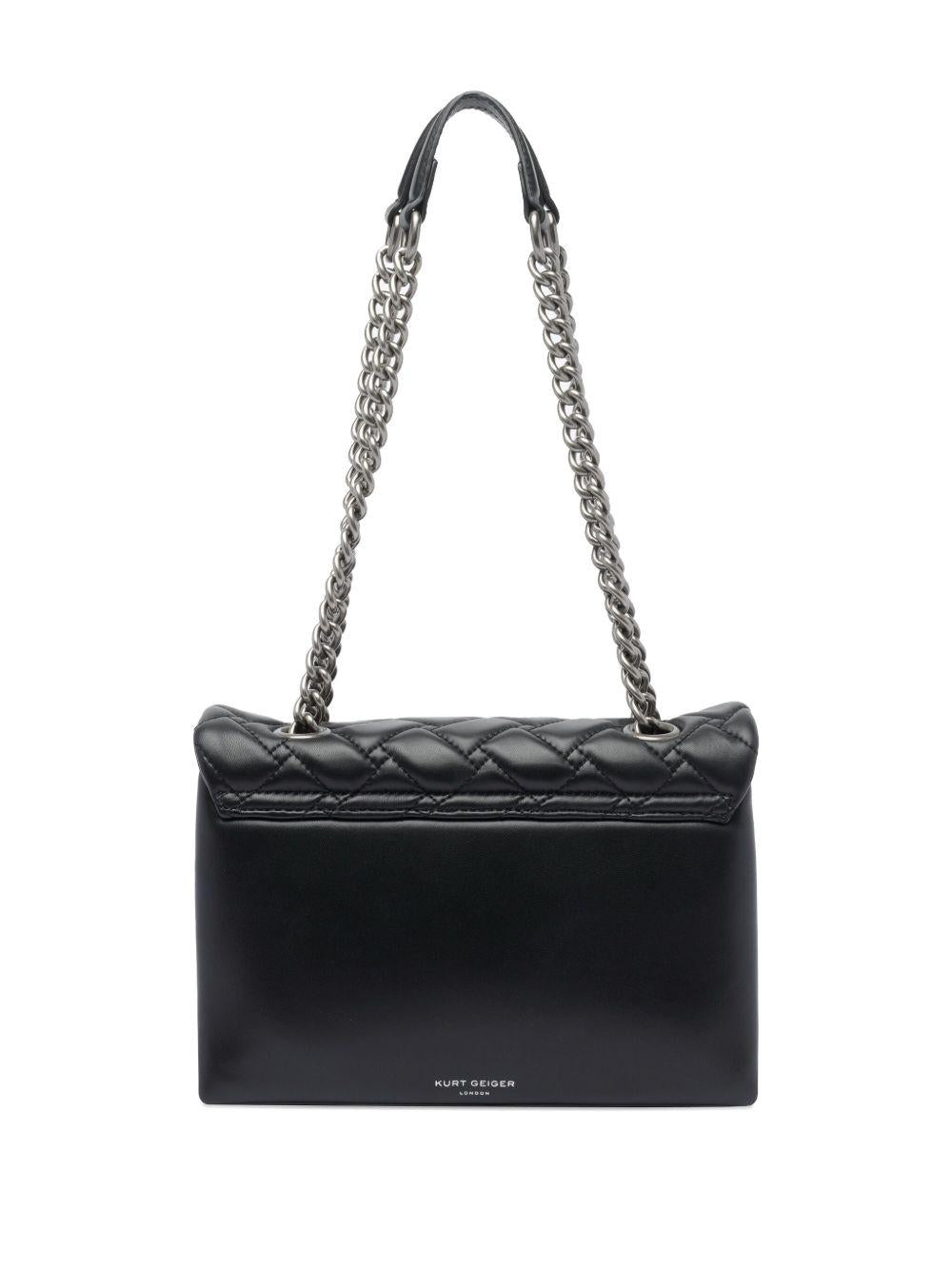 KURT GEIGER Borsa a tracolla Kensington in pelle nera 