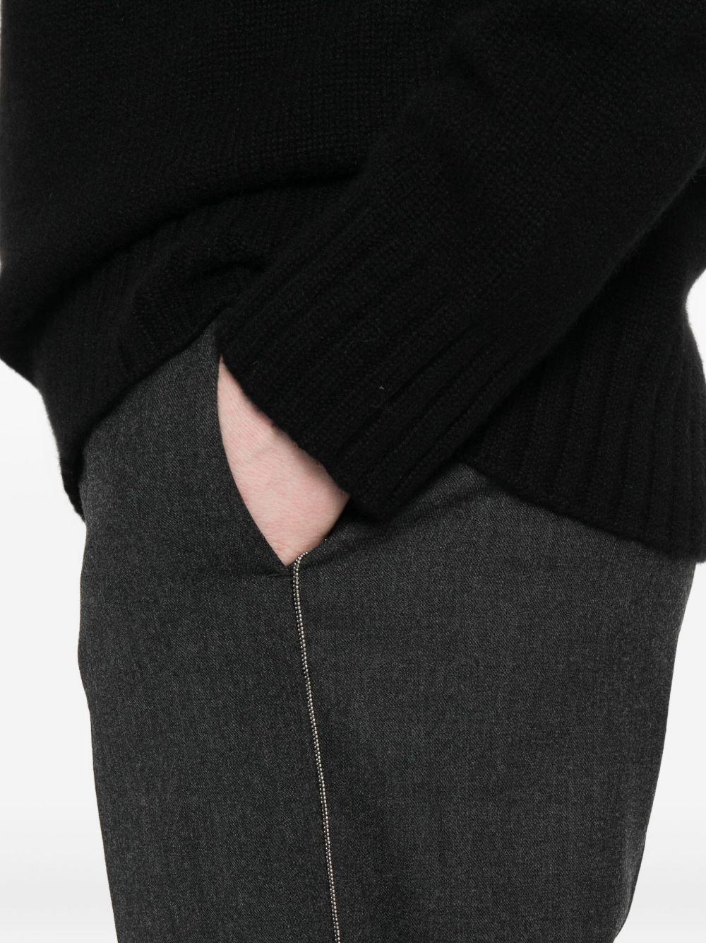 PESERICO Pantaloni crop antracite 