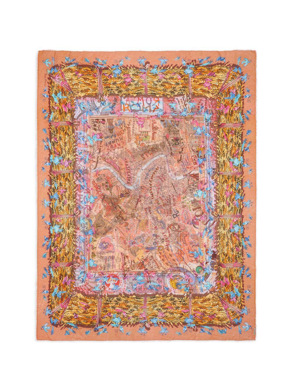FALIERO SARTI Foulard New Roma con stampa 