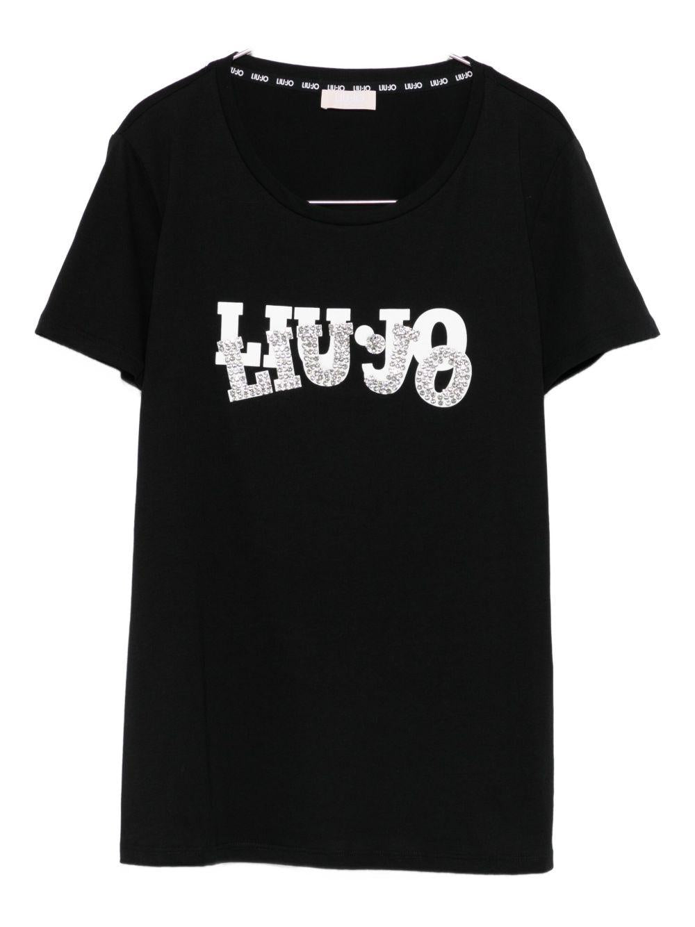 LIUJO T-shirt girocollo con logo 