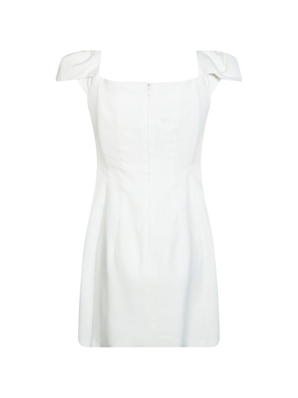 ELISABETTA FRANCHI Abito corto con dettagli dorati 