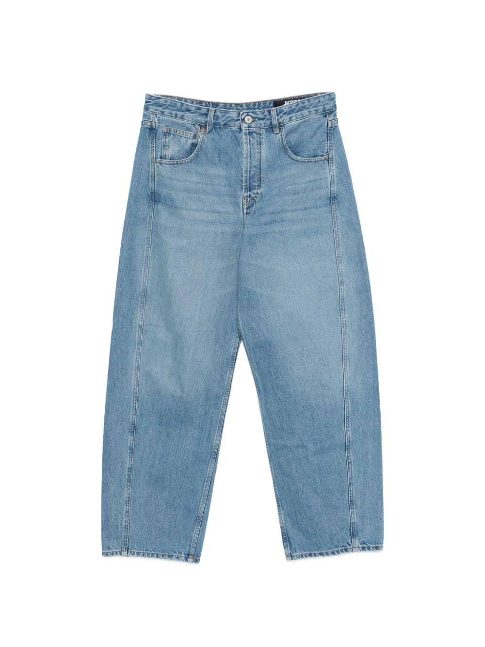 JACQUEMUS Jeans a gamba larga con tasche 