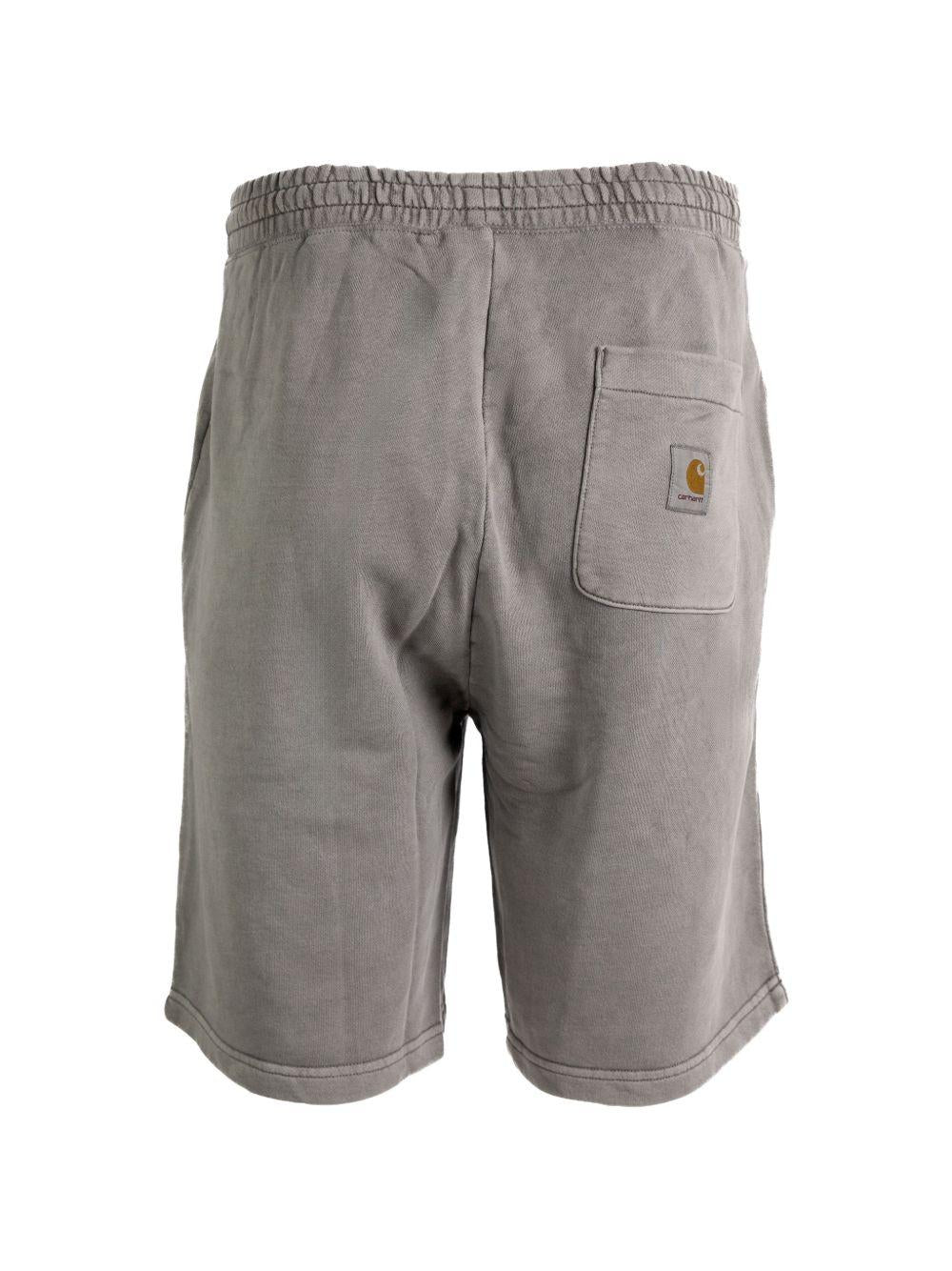 CARHARTT WIP Bermuda sportivi in cotone grigio 