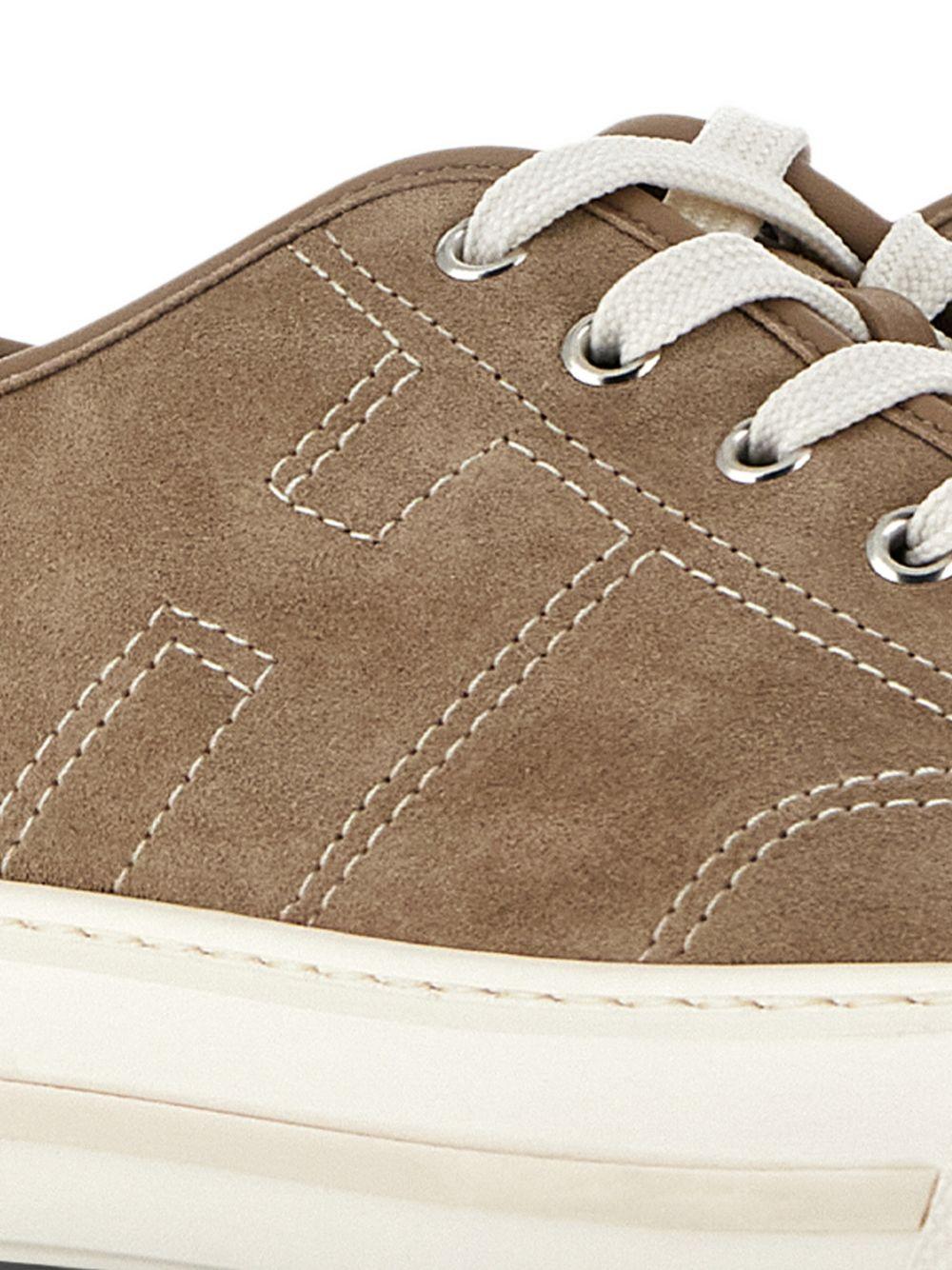 HOGAN Sneakers H691 in suede color nocciola 
