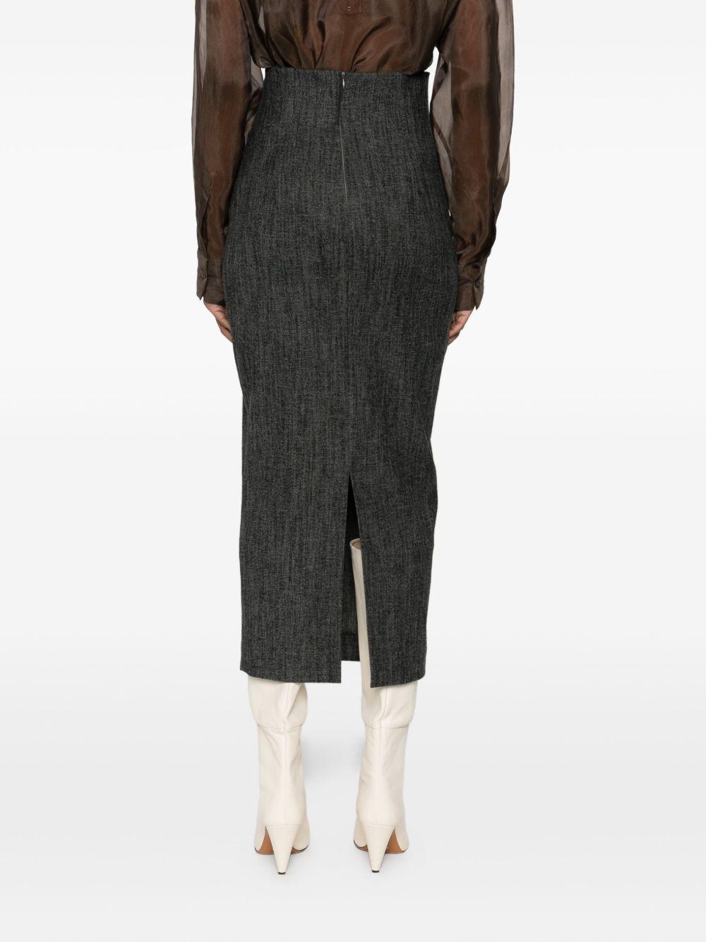 ALBERTA FERRETTI Gonna a matita antracite 