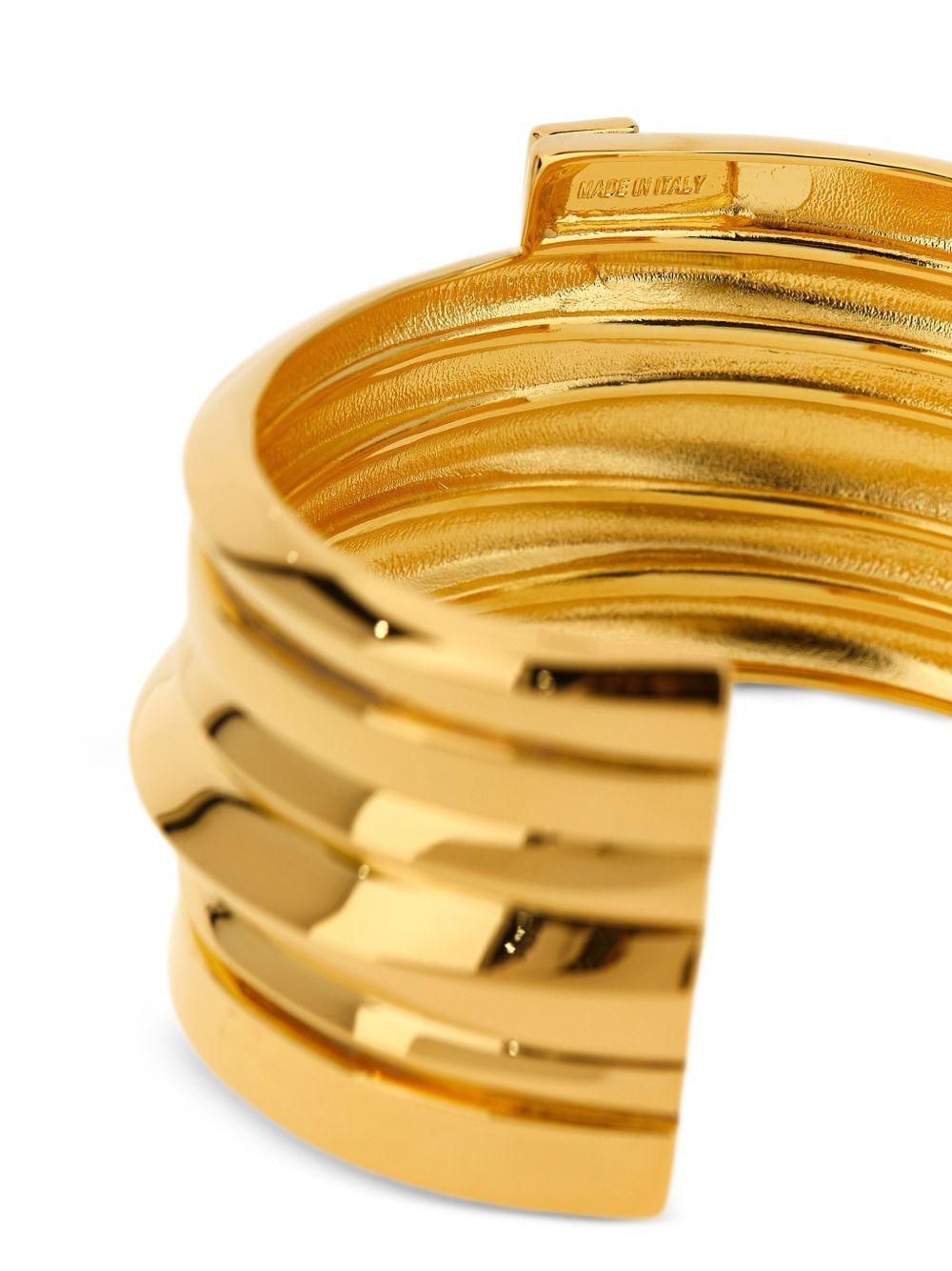 ELISABETTA FRANCHI Bracciale a spirale in metallo oro 