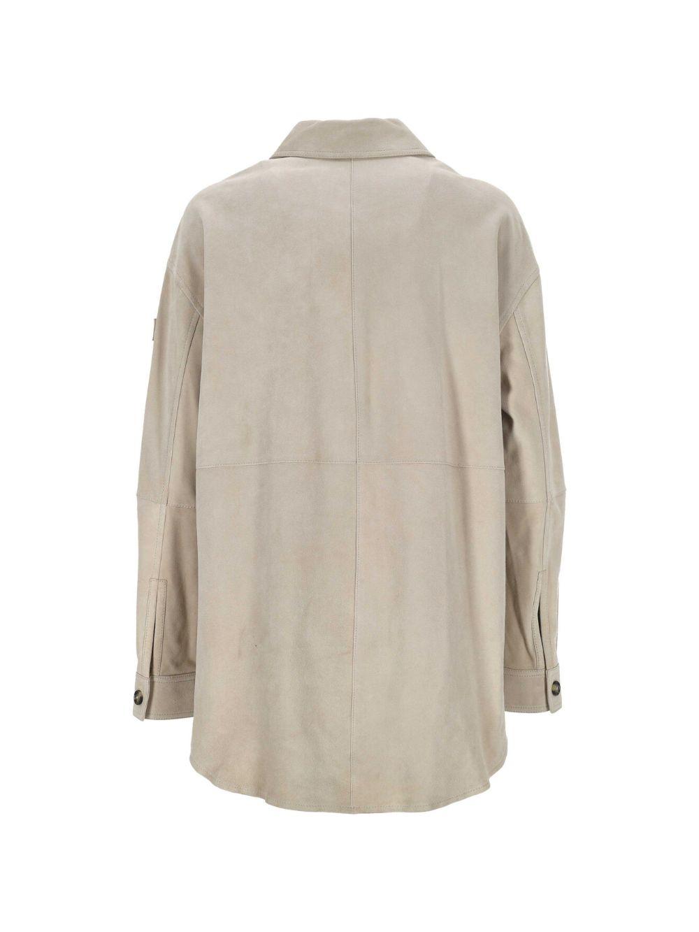 PEUTEREY Giacca in pelle scamosciata Lya 